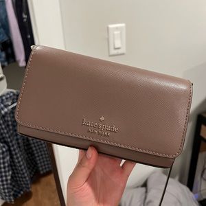 Kate Spade crossbody bag. Mauve color.